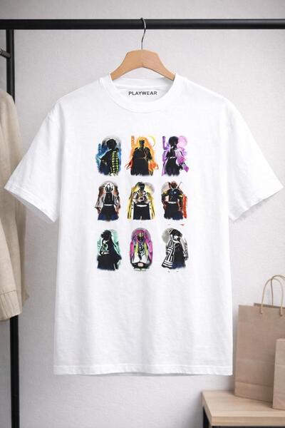 playwear PLAY WEAR Tricou negru unisex cu imprimeu Demon Slayer - Tricou