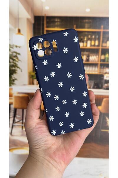 Vip Case Oppo Reno 4 Lite Compatible Mini Daisy Patterned Silicone Shock Abso...