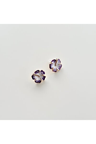 Vesce Atelier Hibiscus Flower Earrings