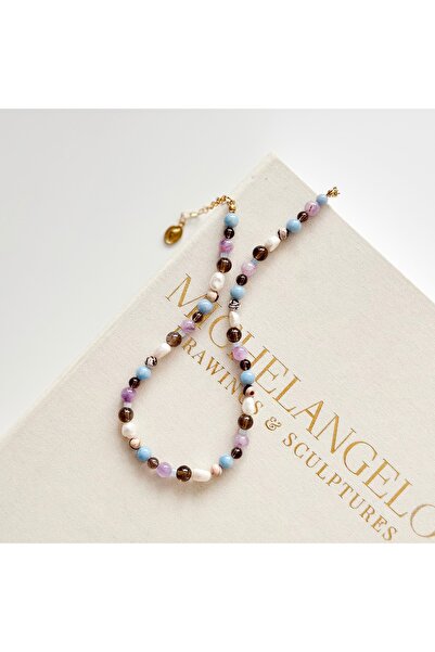 Vesce Atelier Bety Natural Stone Necklace