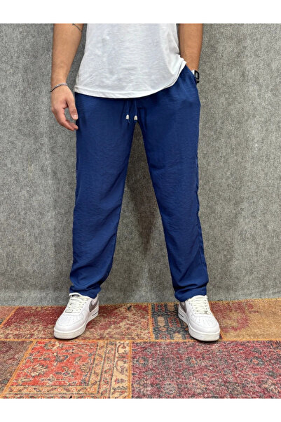 FıttingRoom Elastic Waist Indigo Parachute Pants