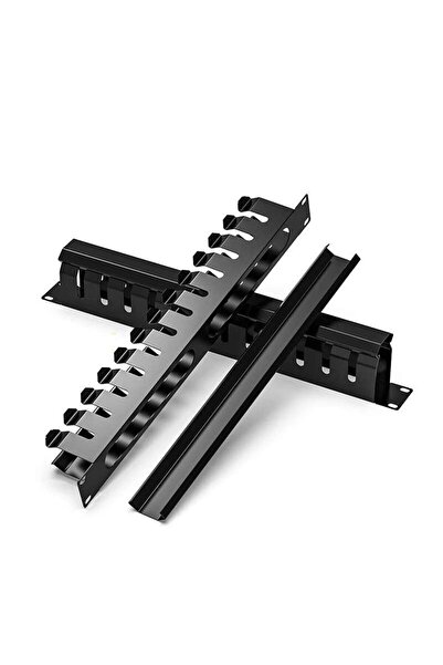 TeTea 1U Metal Cable Organizer, for rack