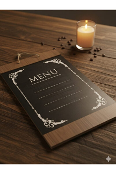 nowapazar menü tahtası ev modern menü listesı tahtası tepeşir hedıyeli