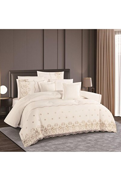 ALMIAAD High-quality, elegant summer double bedsheet set, 8 pieces, size 240*...