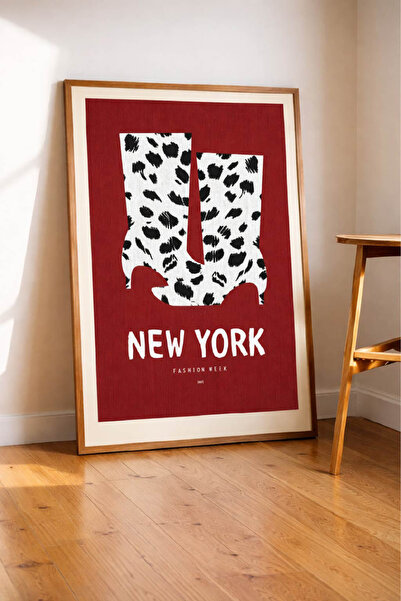 BAGİSTA BUTİK Αφίσα Νέας Υόρκης χωρίς πλαίσιο - Μοντέρνα Μίνιμαλ Ζωγραφική Το...