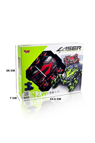 Aksoy Toys Uzaktan Kumandalı 6 Tekerli Merdiven Tırmanan Buhar Çıkartan Akrob...