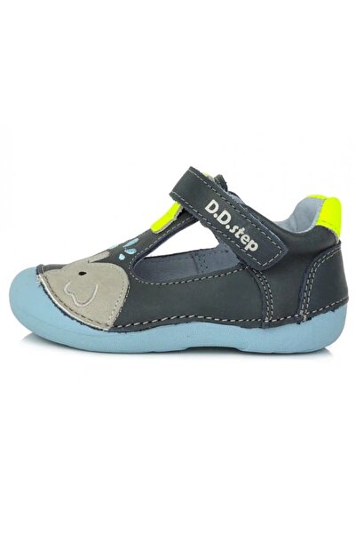 D.D.step Кожени обувки с изрязани крачоли за момчета DDStep 015-549A