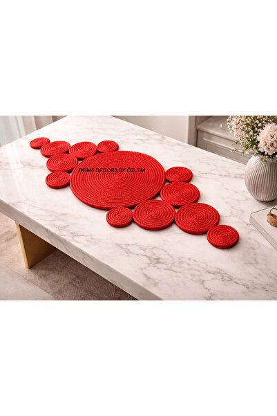 home decors by özlem Decorative Cover Tablecloth Runner Organizer Handmade by...