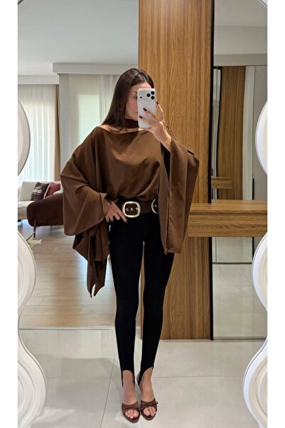 Seda BiliciBoutique Shawl Style Scarf Blouse