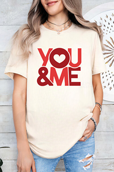 Sarah's Boutique Women's T-shirt – 100% cotton – Valentine's Day "You&Me"