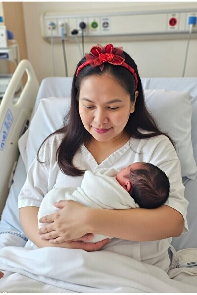 Leylace Handcrafted, Needle Embroidered, Embellished Red Lahusa Crown, Unbrea...