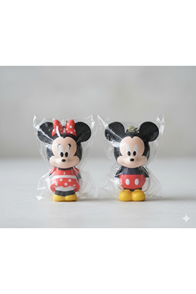 Srctech Σετ 2 μαλακών μπρελόκ Sukuşi με φιγούρες Μίκυ και Μίνι Μάους