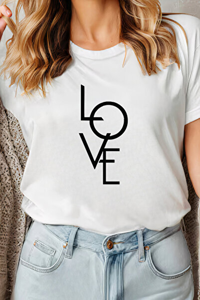 Sarah's Boutique Women's T-shirt – 100% cotton – Valentine's Day "LOVE"