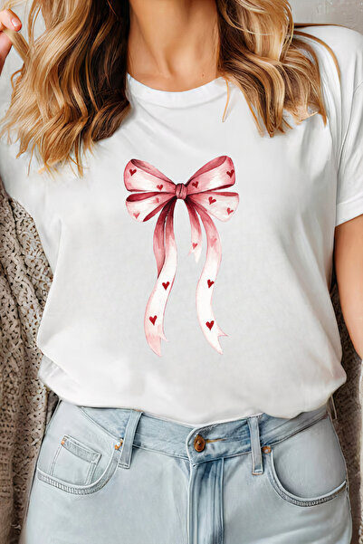 Sarah's Boutique Women's T-shirt – 100% cotton – Valentine's Day "Pink Heart ...