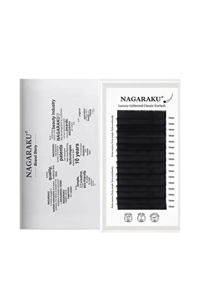 NAGARAKU Luxury Collected Eyelash Extensions – C Curvature, Thickness 0.07 mm...