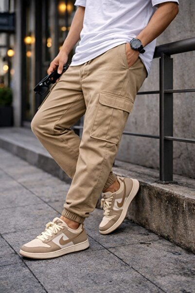 bb butik basic Men's Gabardine Cargo Pants M0170