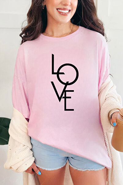 Sarah's Boutique Women's T-shirt – 100% cotton – Valentine's Day "LOVE"