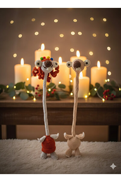 atamergrup Sevgililer Günü Özel El Yapımı Amigurumi Sevimli Çift – Romantik D...