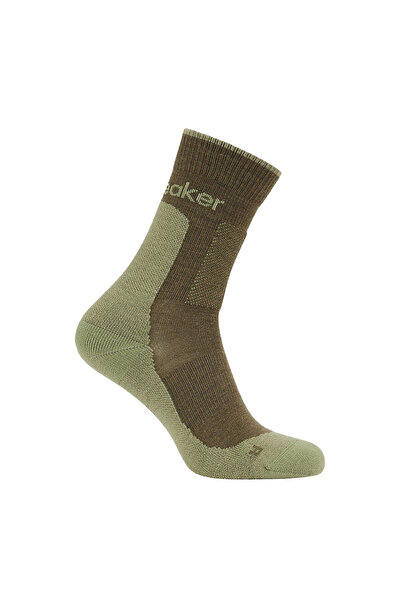 Icebreaker Men's Socks M Mer Hike Medium Crew Loden-Lichen