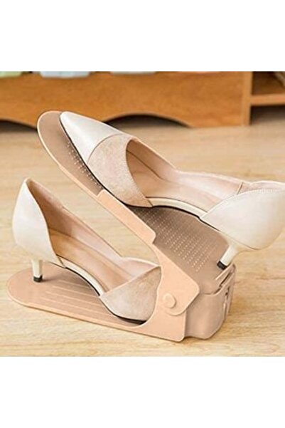 OEM Plastic Shoe Organizer Taupe 10 x 25 x 18 cm - 1 pc