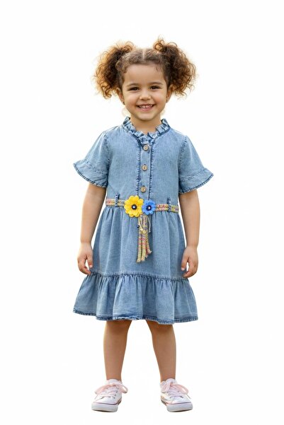 BAGLAN Girl's Denim Dress Bgl-St05202