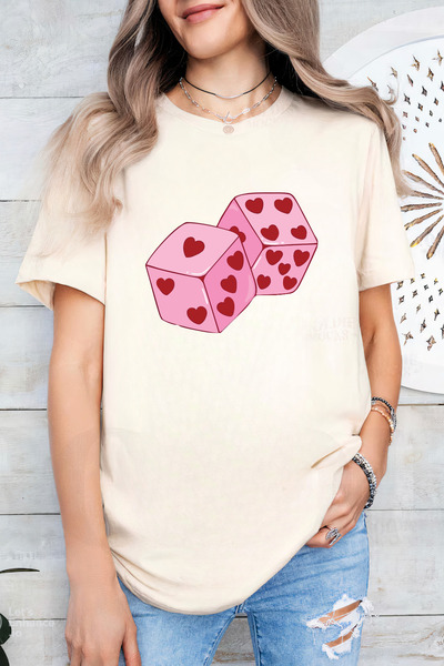 Sarah's Boutique Women's T-shirt – 100% cotton – Valentine's Day "Lucky Love"