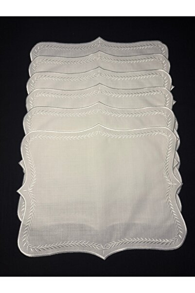 Smiling Home 6 bucăți de lenjerie de culoare ecru, model Ivy antifouling, tip...