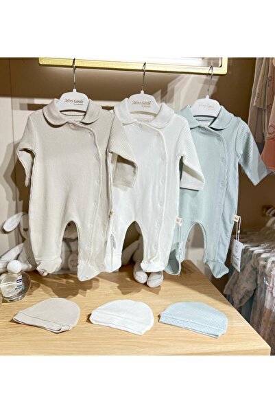 Generic Unisex jumpsuit suitable for ages up to 3 months - Mint