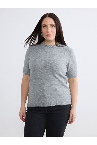 LC Waikiki Quality Pieces from Çelebi Store Plus Size Zero Roba Collar Stone ...