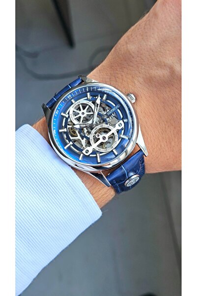 Raymond Skeleton RYM-280267 -Özel Seri Otomatik Erkek Kol Saati -İskelet Model