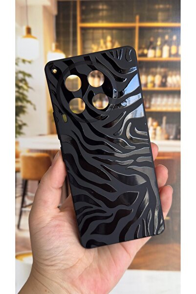 Vip Case Tecno Camon 30 Uyumlu Zebra Desenli Silikon Darbe Emici Klasik Korum...