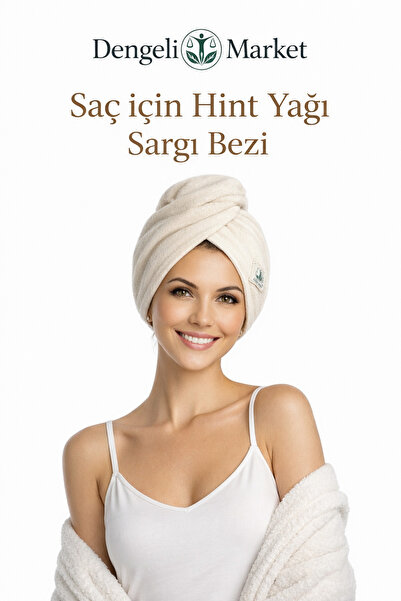 Dengeli Market Saç için Hint Yağı Sargı Bezi