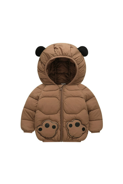 melisam.msg Palton de iarnă cu model panda pentru fete și băieți