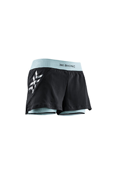 X Bionic PANTALONI SCURTI TWYCE RACE 2in1 WMN CLEARWATER/BLACK
