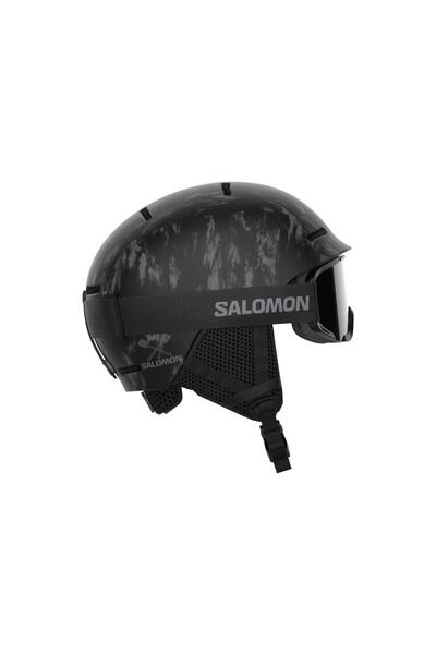 Salomon Set Copii Player Combo Casca si Ochelari Black