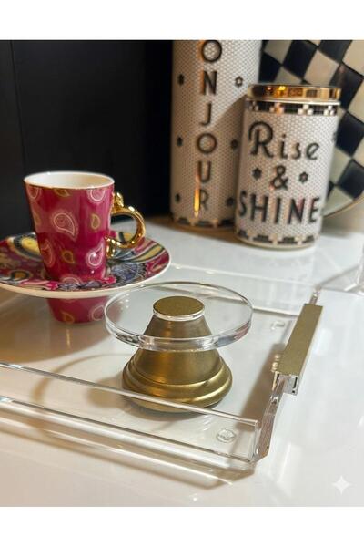 SETANO HOME Mat gold Pleksi Lokumluk