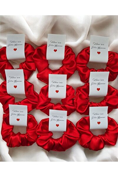 Bianı Tasarım Lastikli Saten Simit Toka Kına, Nişan, Düğün, Bekarlığa Veda 10...