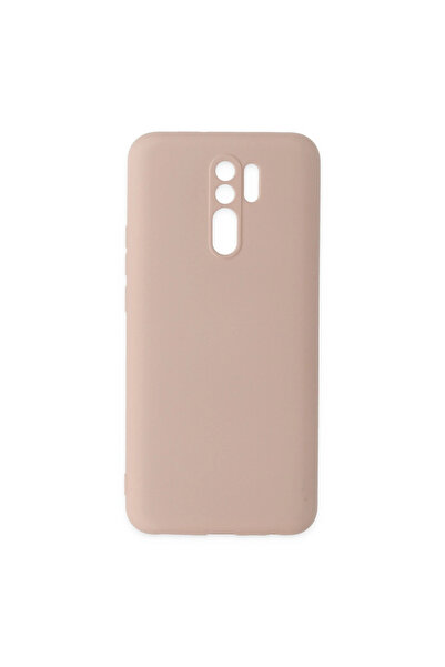 Kuzgun Ticaret حافظة ريدمي 9 نانو من السيليكون المخملي الداخلي - بودرة