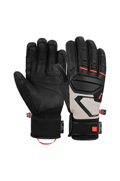 Reusch Manusi Schi Barbati Pro Rc Black-Glacier Grey-Fluo Red