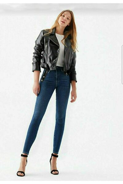 Livik Skinny Jeans Blue Stretch Lycra High Waist