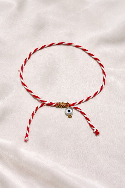 Femenino Şeffaf Nazar Boncuklu Marteniçka Bileklik Kartlı