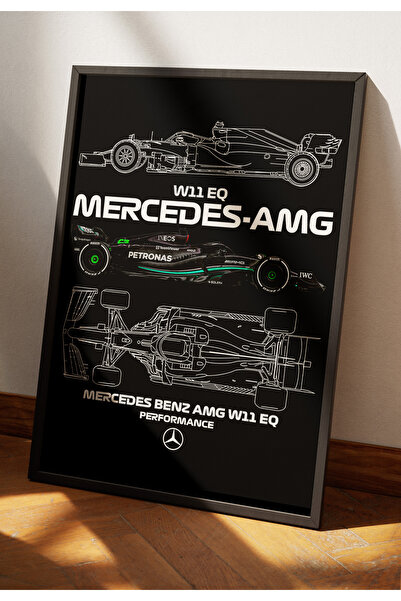 Turkish Riders F1 Mercedes AMG W11 EQ / Υψηλής ποιότητας εκτύπωση UV σε MDF γ...