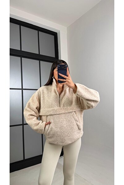 Gaus Taş Cepli Polar Sweatshirt GAUS-00723 GAUS-01135