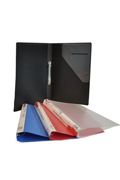 Bafix Φάκελος με κρίκους PP 2 δακτυλίους A4 Μαύρο (35 Τεμάχια)