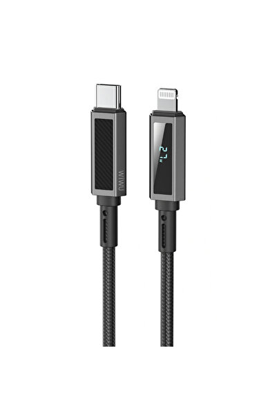WIWU كابل Warriors Link Series بقوة 27 واط من USB-C إلى Lightning، مضفر من ال...