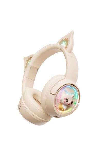 Onikuma B5 Cat Ear Design USB-C / Type-C RGB Wireless Bluetooth HiFi Headset ...