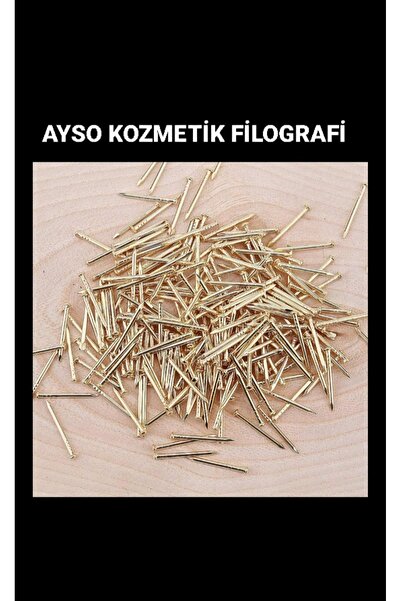 ayso kozmetik SARI RENKLİ TOPBAŞLI FİLOGRAFİ ÇİVİSİ 1000 GR