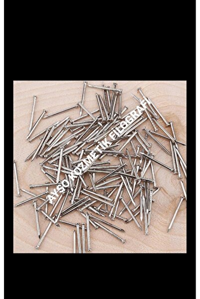 ayso kozmetik NİKEL RENKLİ TOPBAŞLI FİLOGRAFİ ÇİVİSİ 250 GR