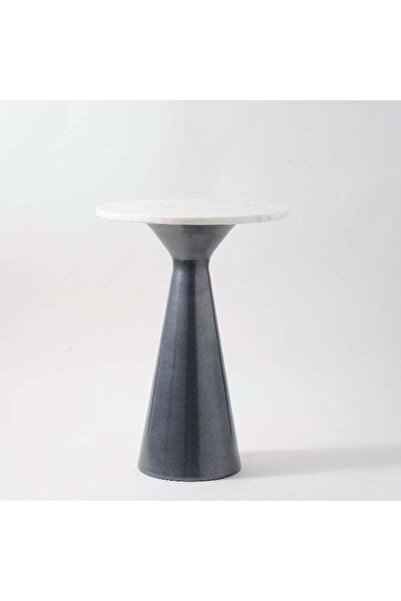Generic Homez Marble End Table 38*38*51Cm, White