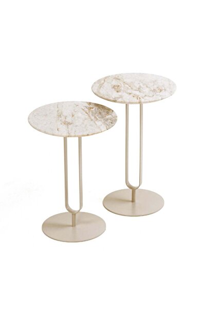 Generic Homez Arch Side Table Marble,